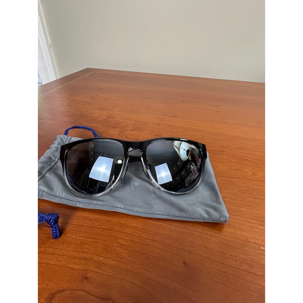 Tifosi Smoove Golf Sunglasses Black Fade Square Frame BPO0340 Womens